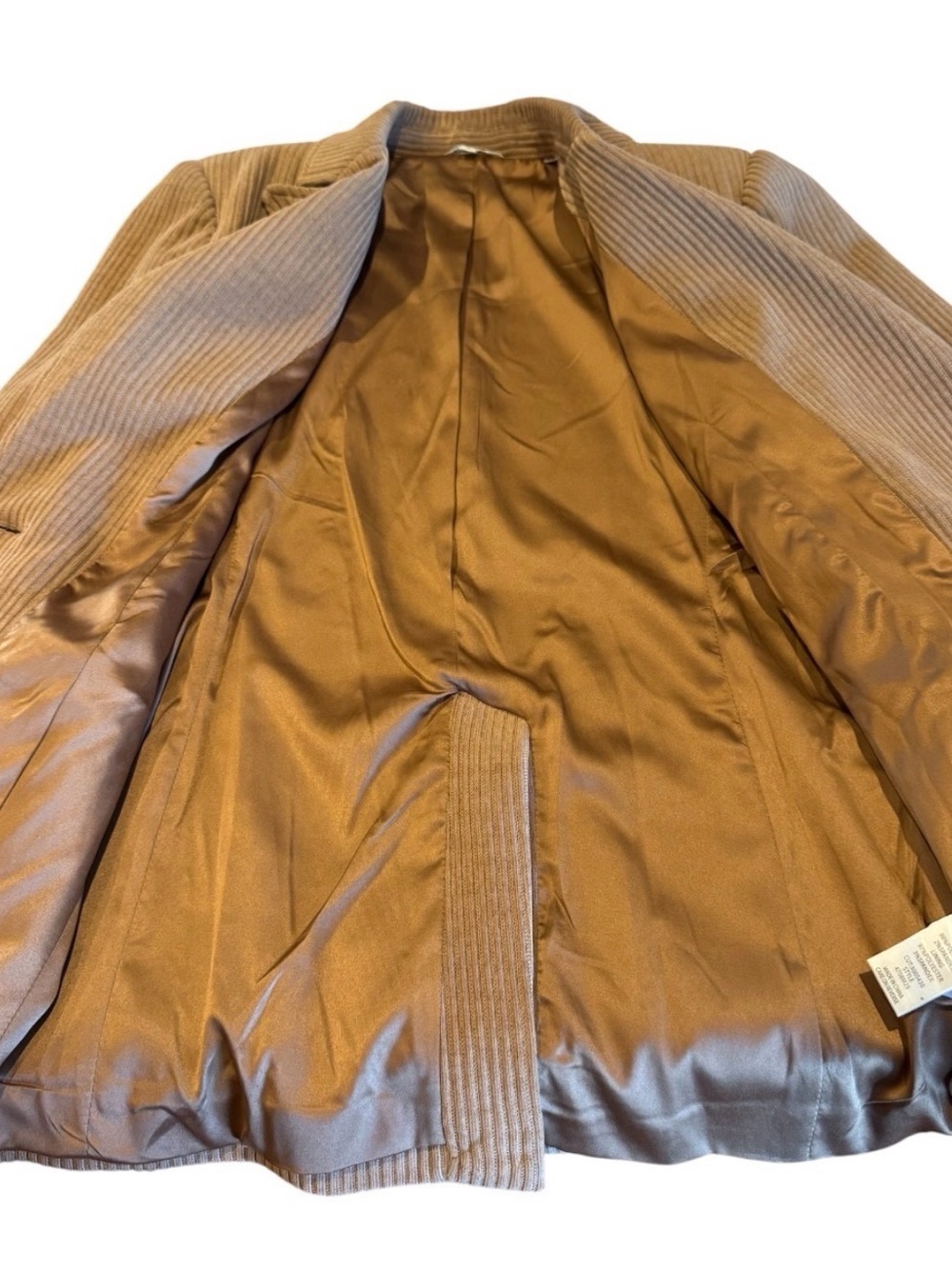 Vintage Max Studio London Brown Corduroy Weekend Blazer | Classic Retro 70s - Picture 9 of 9
